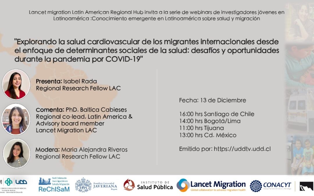 Explorando la salud cardiovascular de los migrantes internacionales desde el enfoque de determinantes sociales de la salud: desafíos y oportunidades durante la pandemia por COVID-19